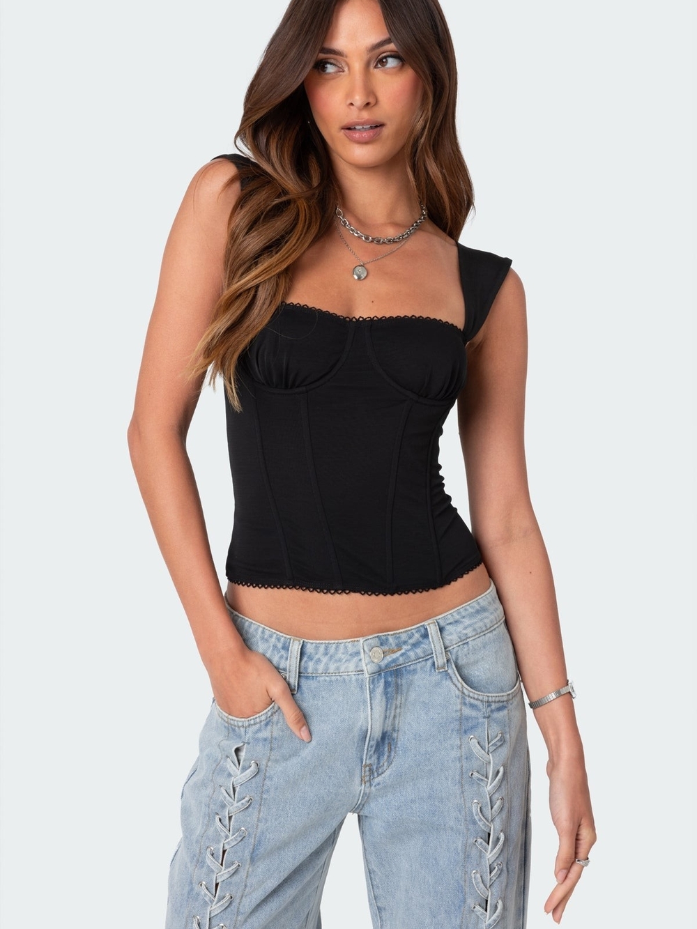 Marcella Wide Strap Corset Size S